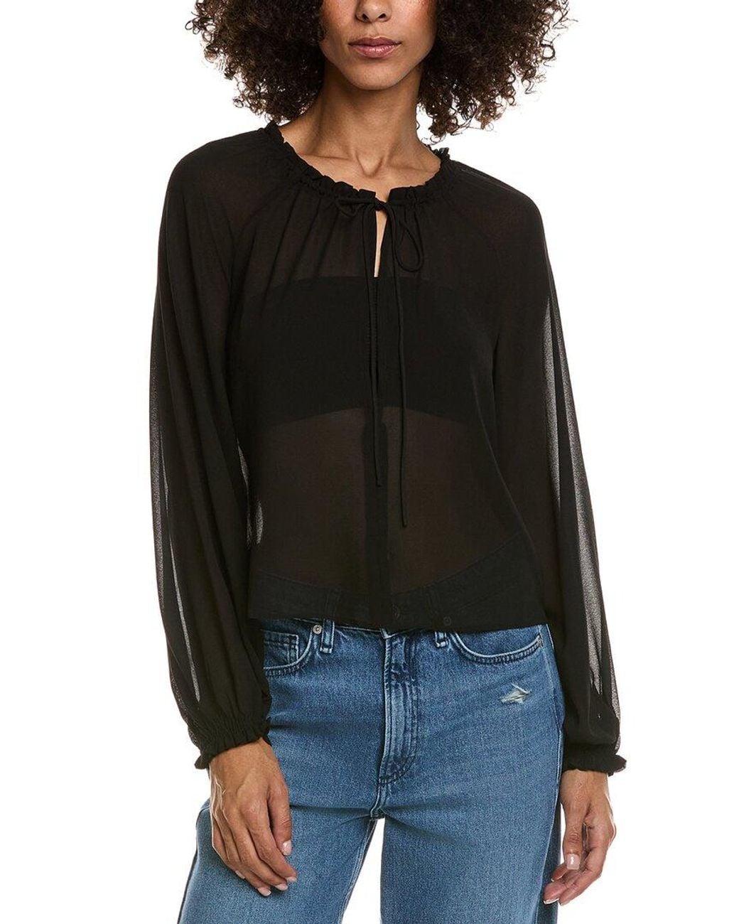 Bardot Black Landen Relaxed Blouse