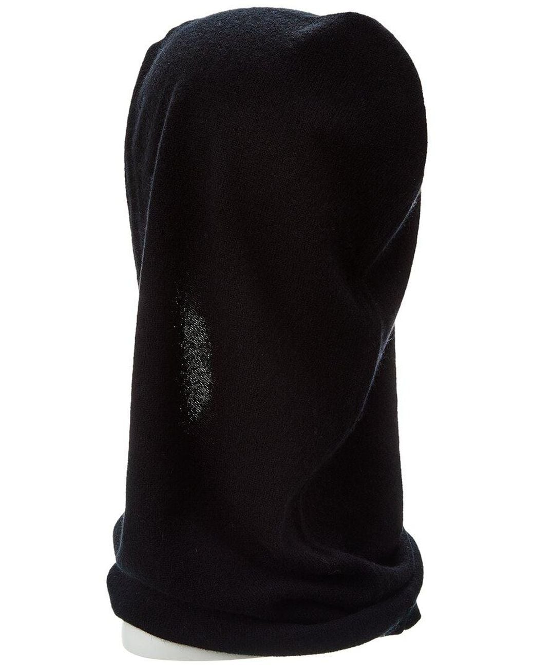 Phenix Black Jersey Drawstring Cashmere Hood