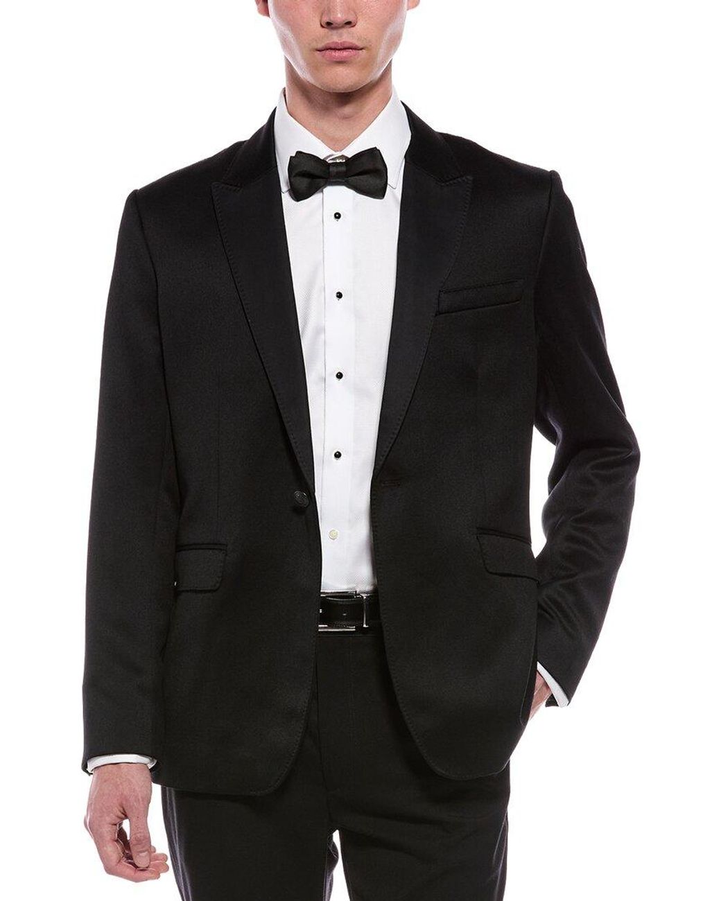 Rag & Bone Black Butler Tuxedo Wool Blazer for men