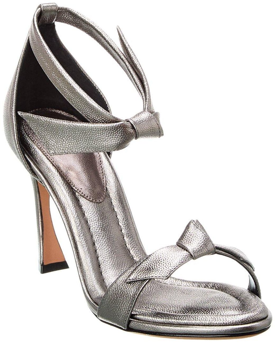 Alexandre Birman Metallic Clarita 85 Leather Sandal