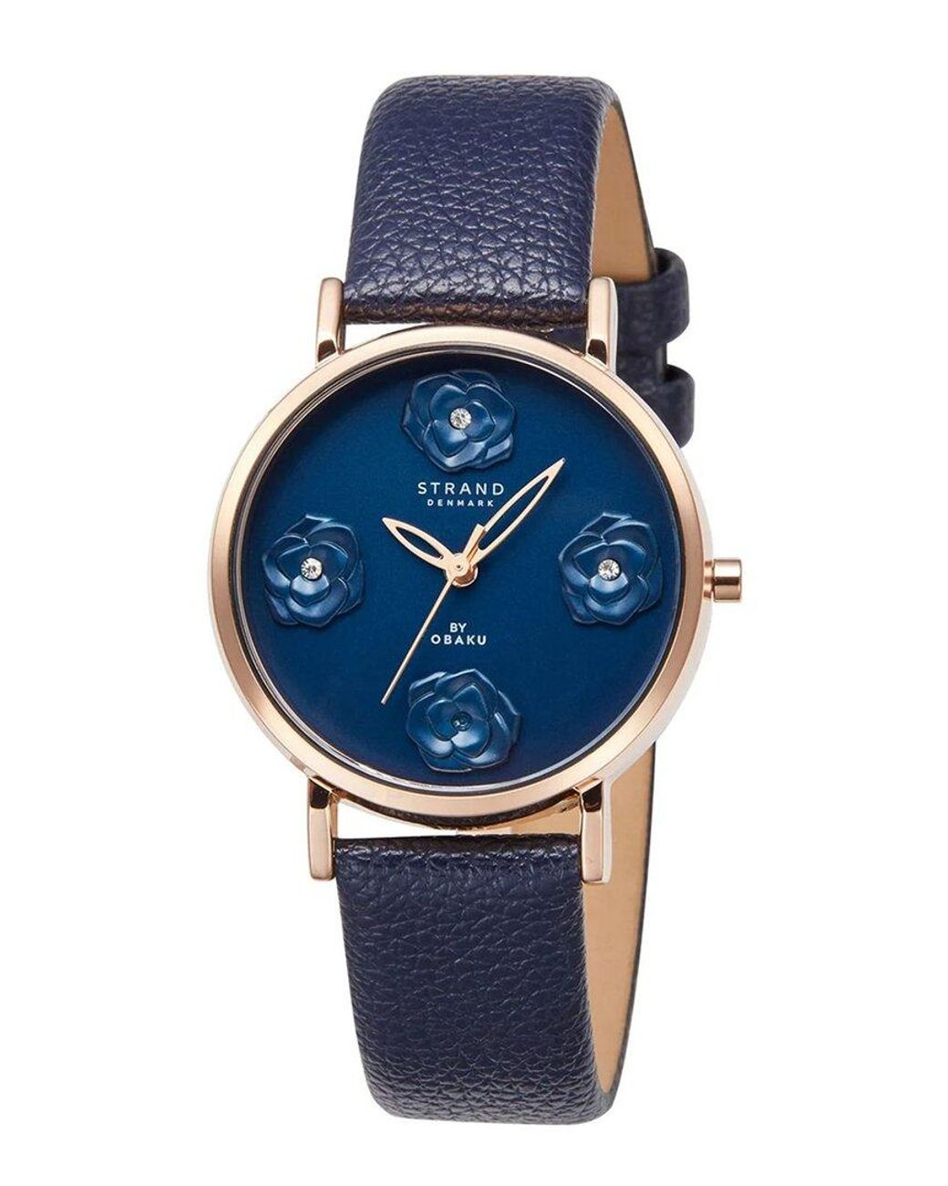 Obaku Blue Petal Watch