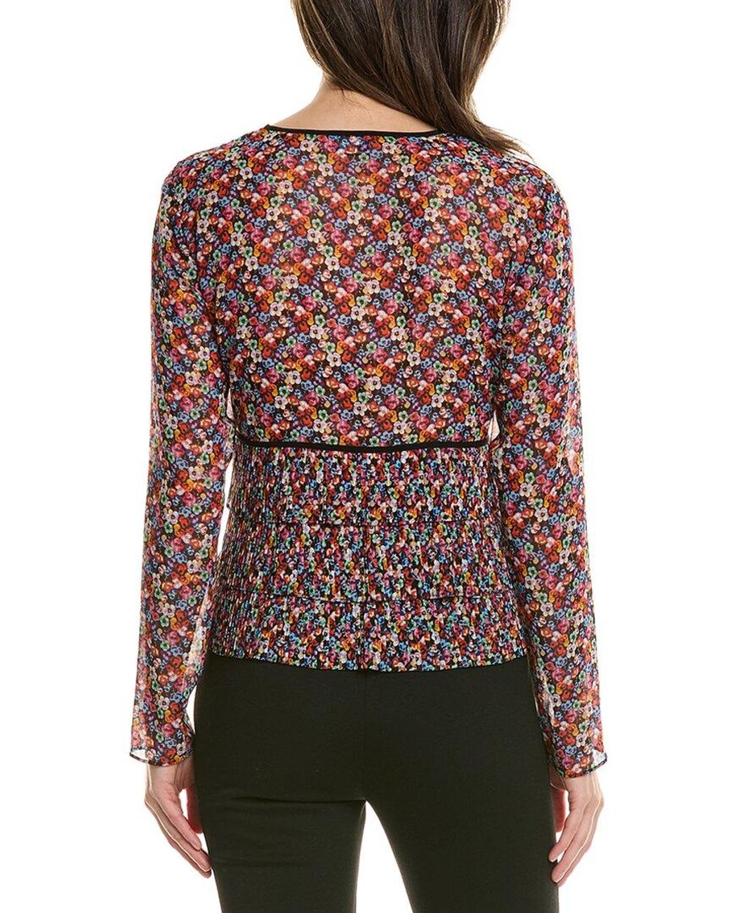 The Kooples Red Blazing Field Top