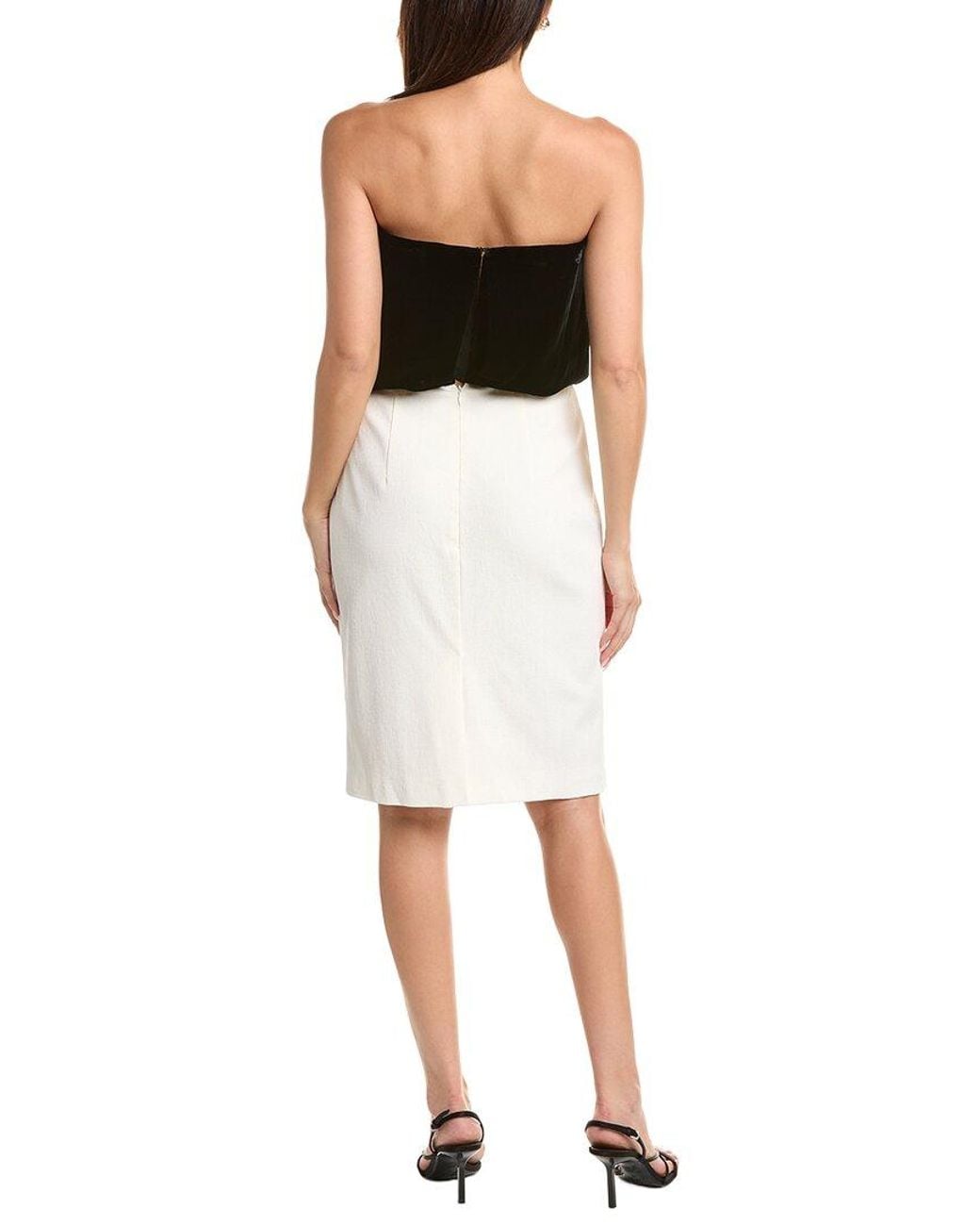 Tom Ford Black Velvet Bodice Mini Dress