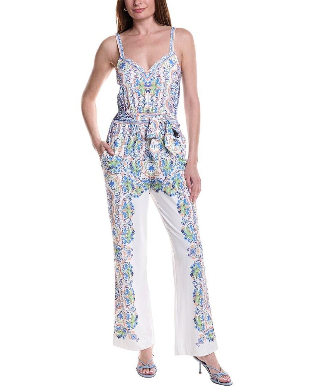 Hale Bob Blue Theodora Jumpsuit
