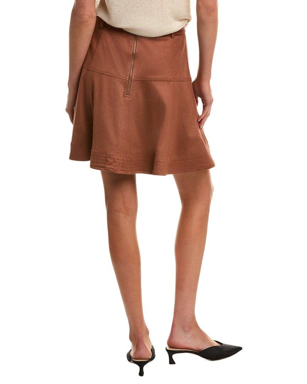 Stellah Orange Skirt