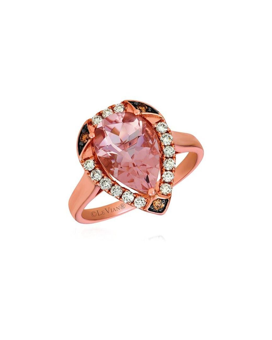 Le Vian Pink Le Vian 14k 2.37 Ct. Tw. Diamond & Morganite Eternity Ring