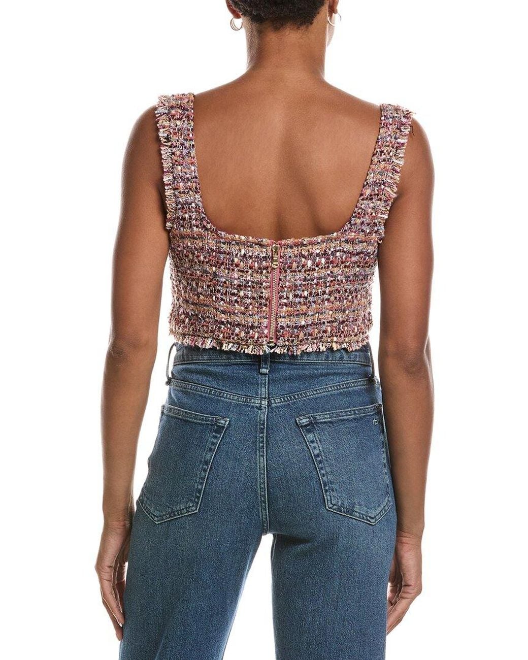 L'Agence Blue Maylin Top