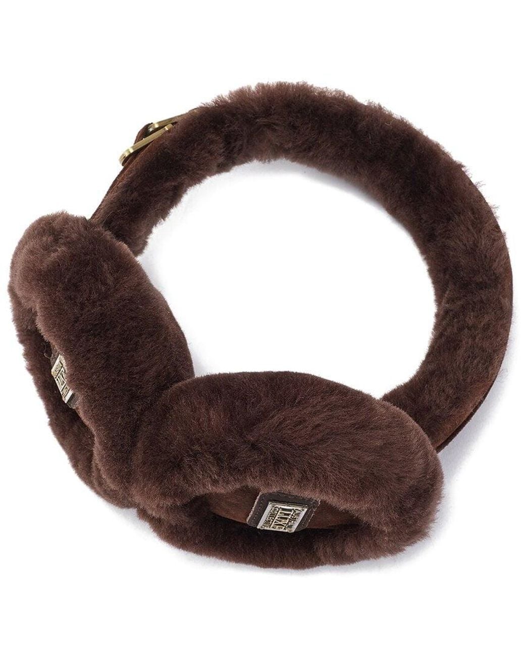 Australia Luxe Brown Sheepskin Earmuffs