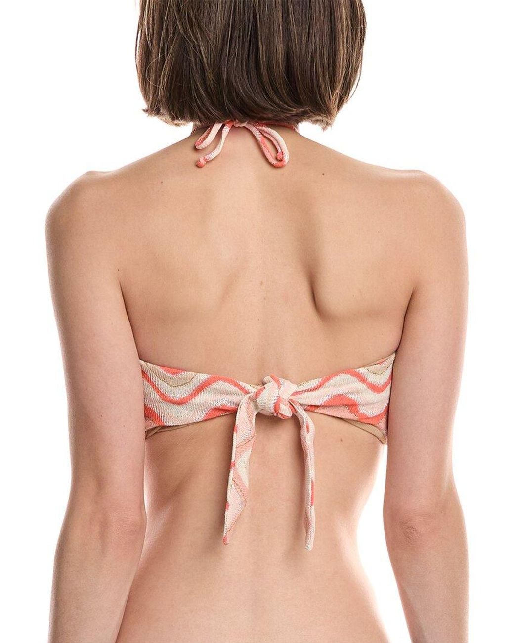 Devon Windsor Natural Adele Halter Bikini Top