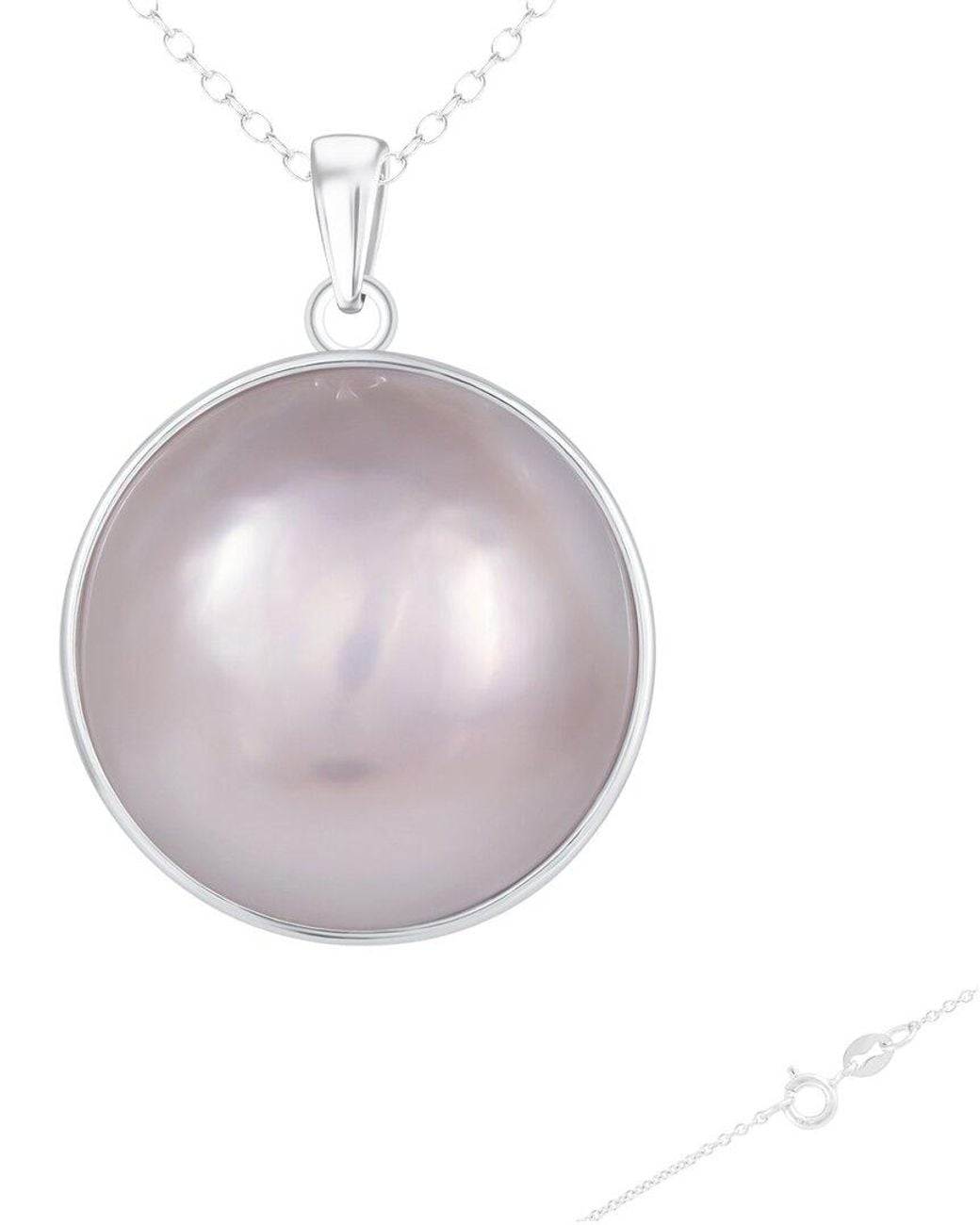 Splendid Multicolor 1014Mm Pearl Plated Pendant