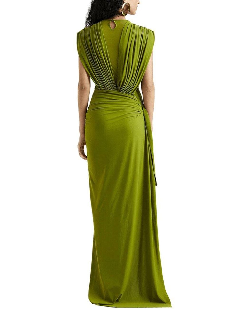 Dilireba Green Maxi Dress
