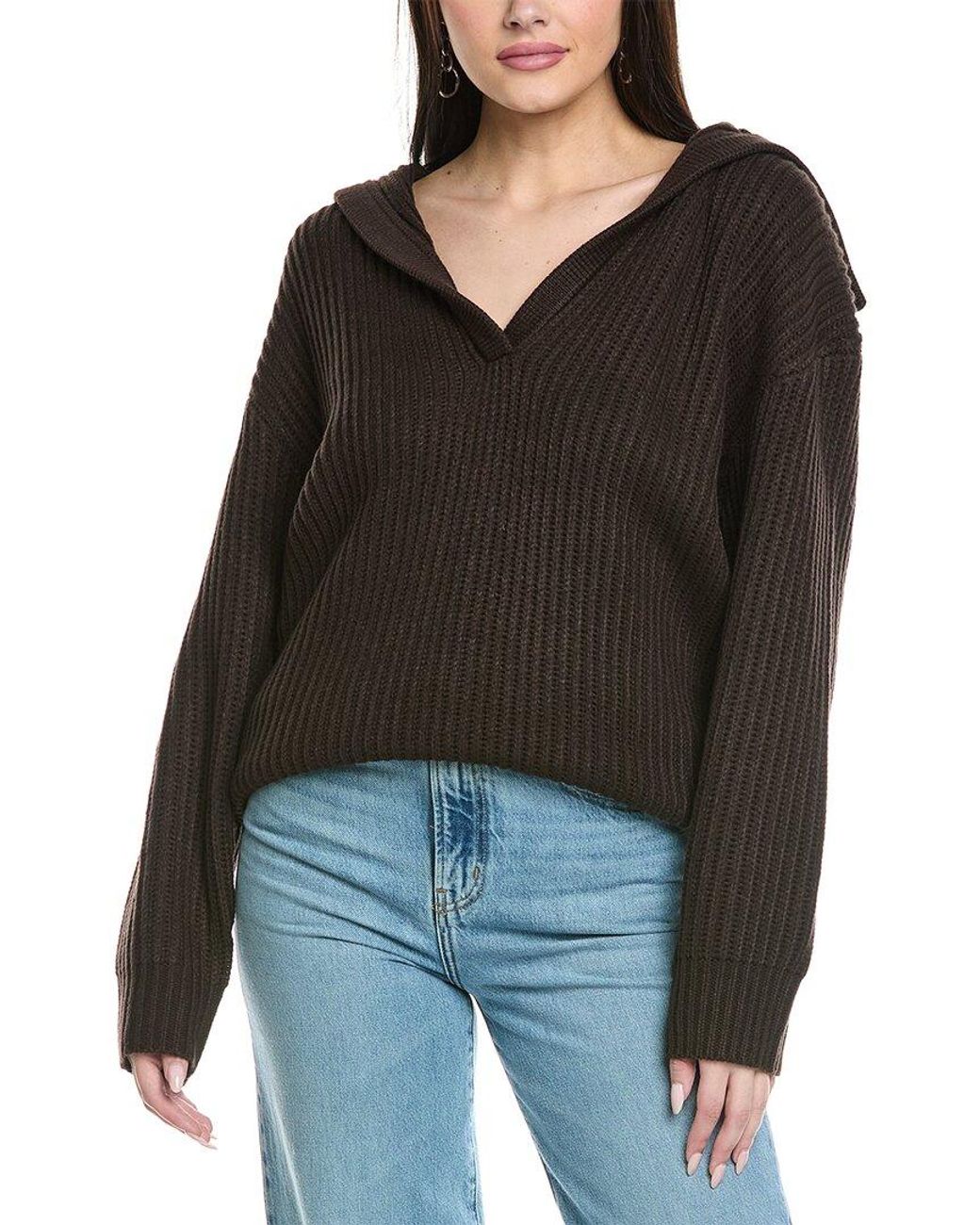 SER.O.YA Brown Shy Oversized Sweater