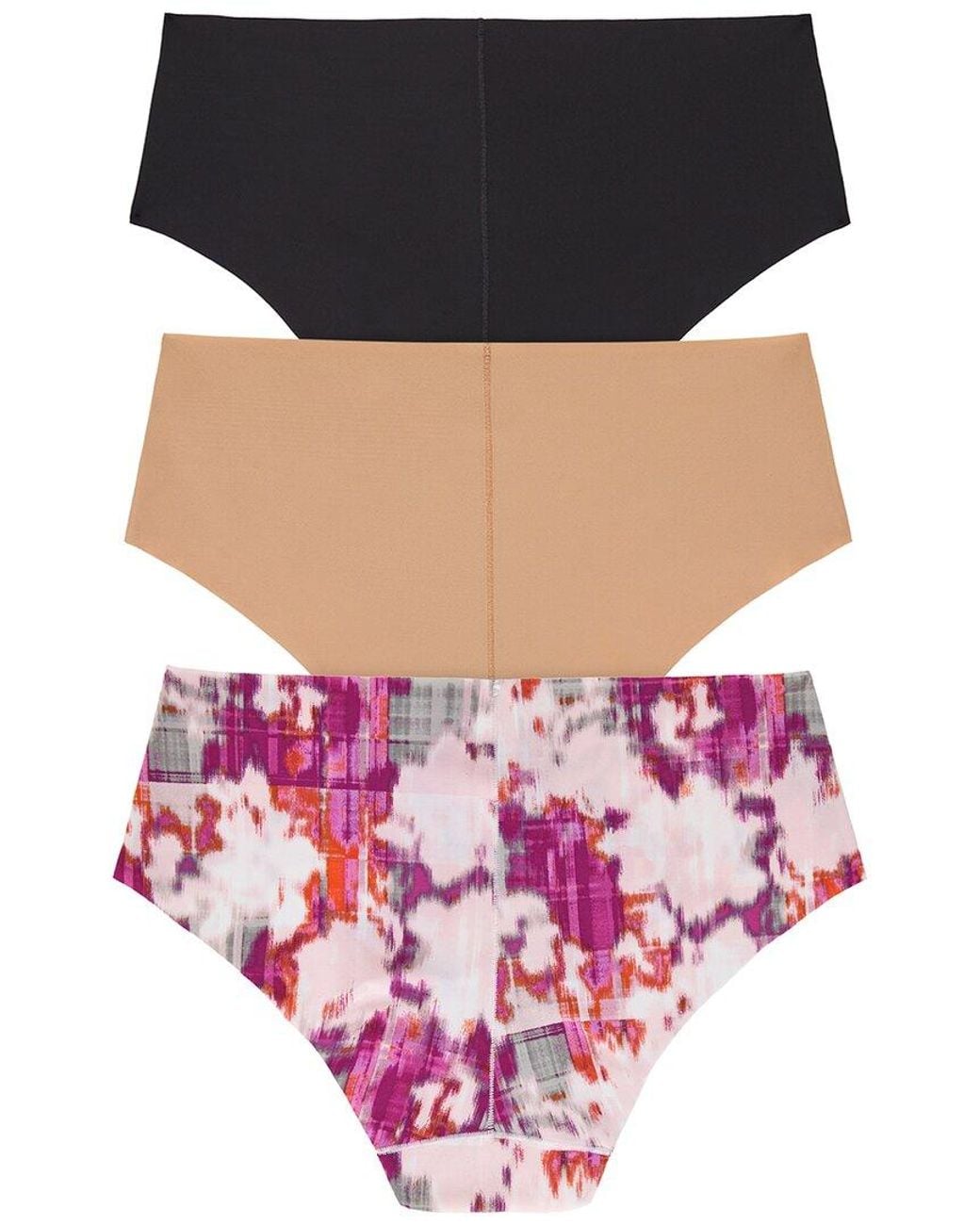 DKNY Black Set Of 3 Cut Anywear Hipster