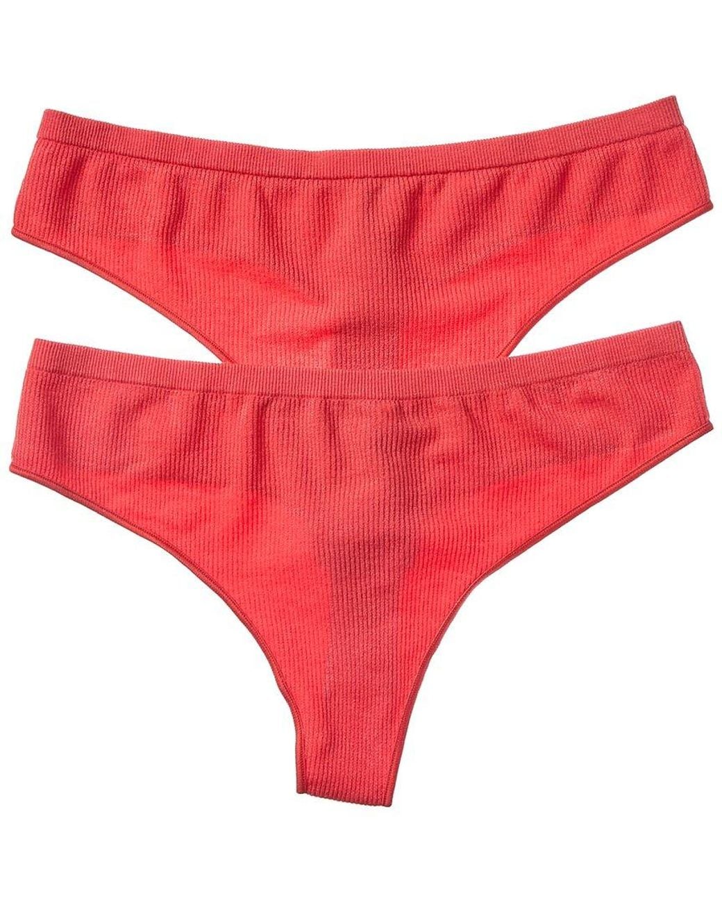 Florence By Mills Red 2pk Softie Seamless Thong