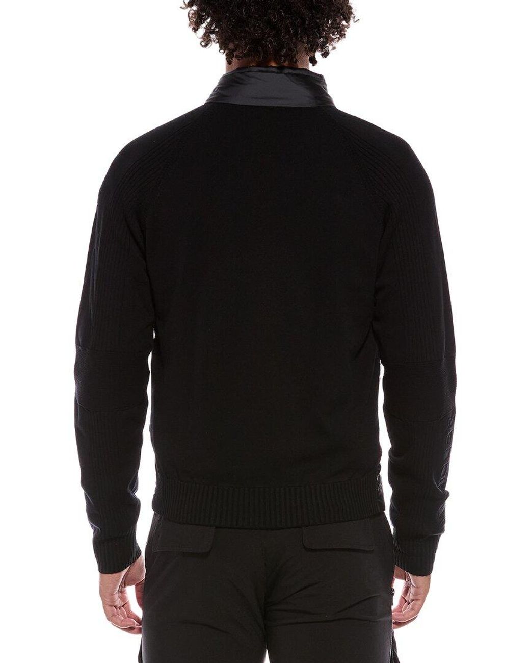 Moncler Black Cardigan for men