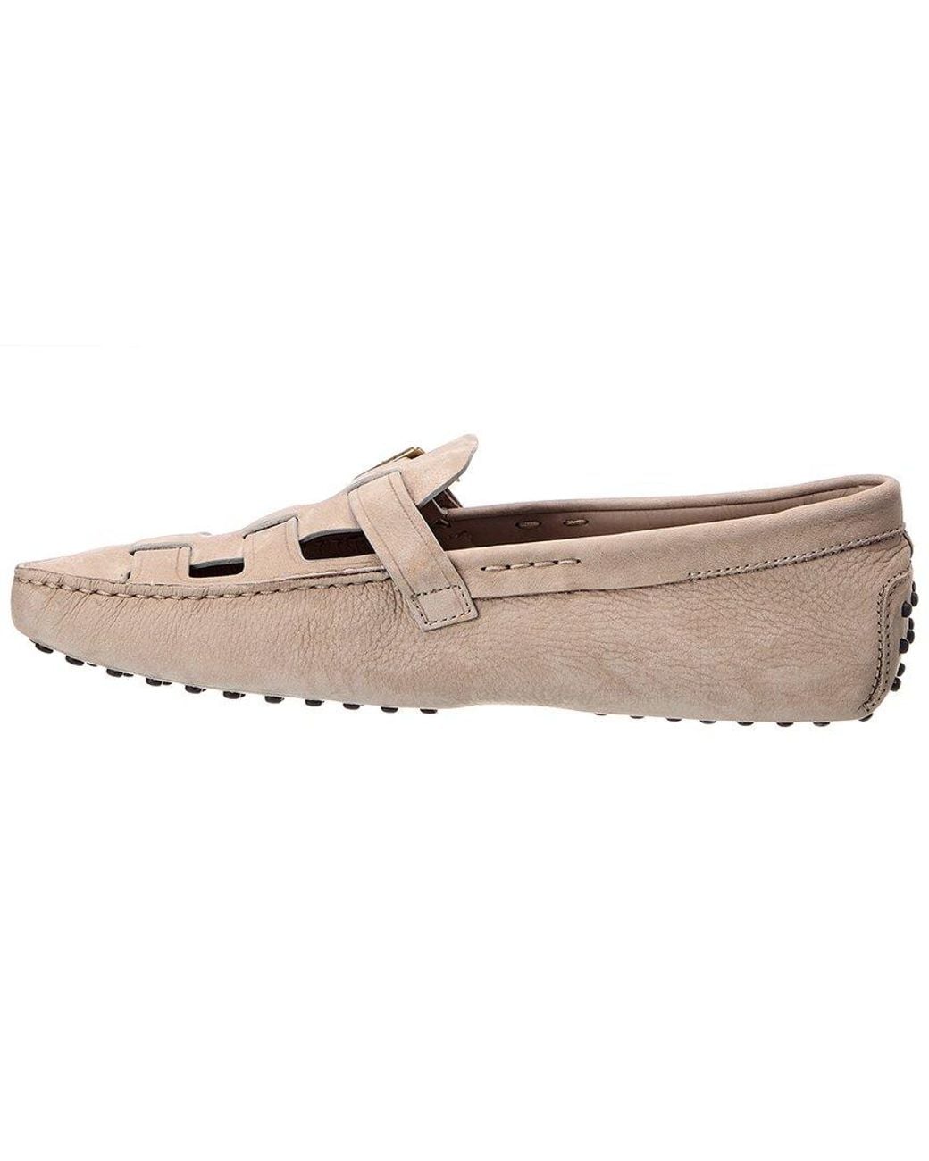 Tod's Pink Suede Driver for men