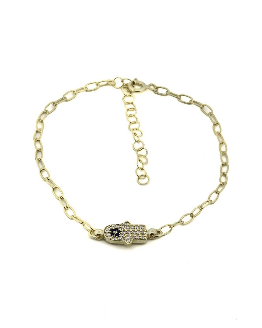 Ebru Jewelry White Protection & Luck Chain Bracelet