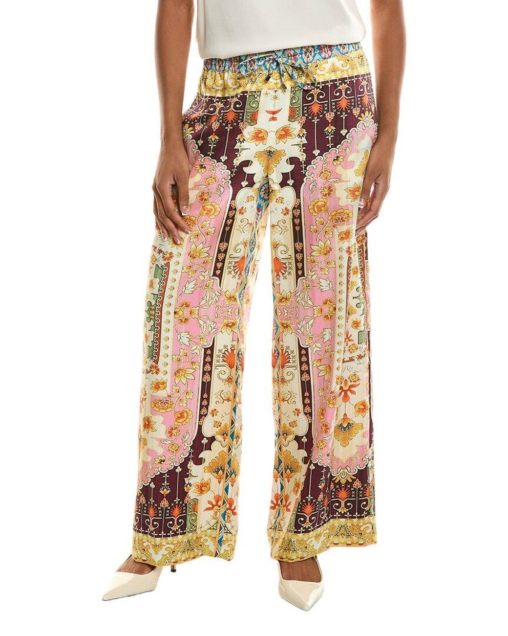 Tahari Brown The Lior Baroque Pant