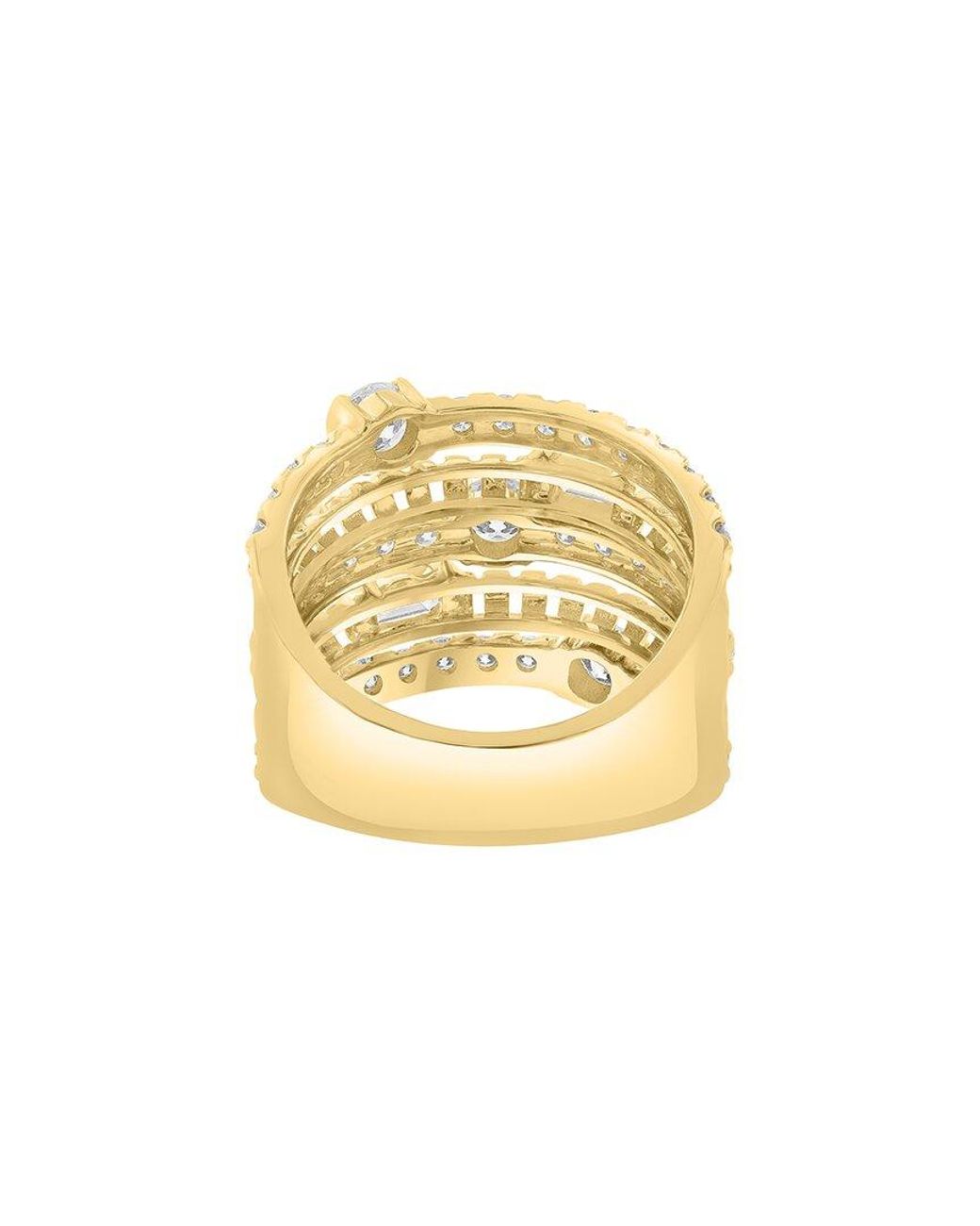 Effy Fine Jewelry Metallic 14K 2.13 Ct. Tw. Lab-Grown Diamond Ring