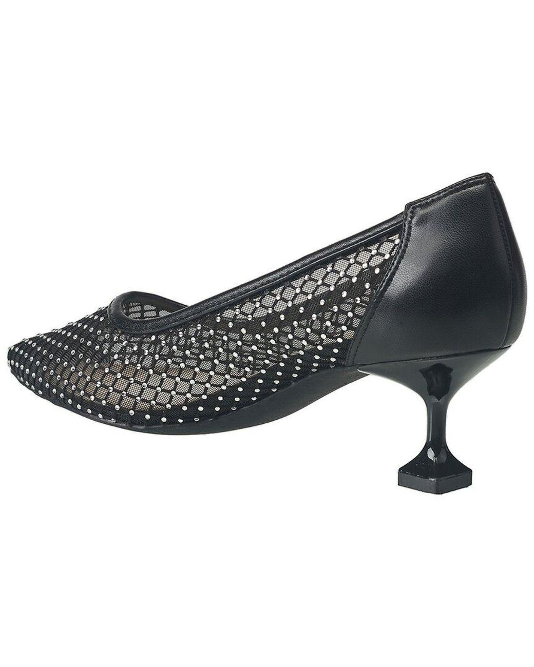 French Connection Metallic Elise Mesh And Stone Heel