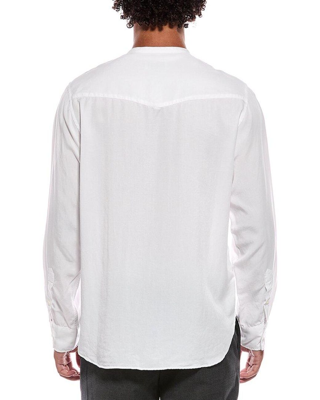Officine Generale White Gaspard Shirt for men