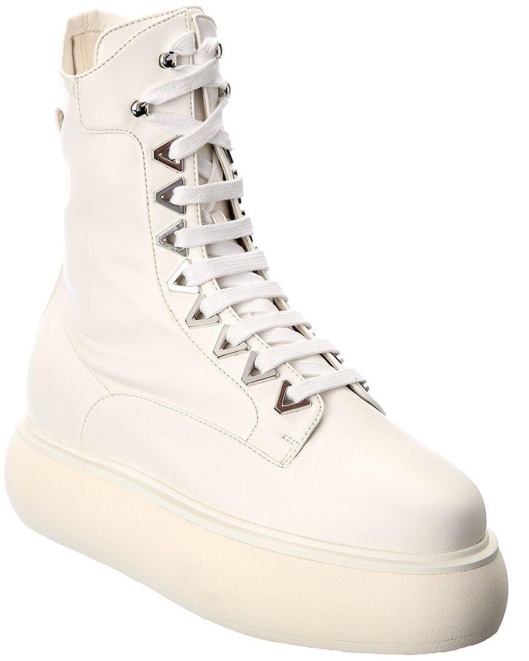 The Attico Natural Selene Leather Boot