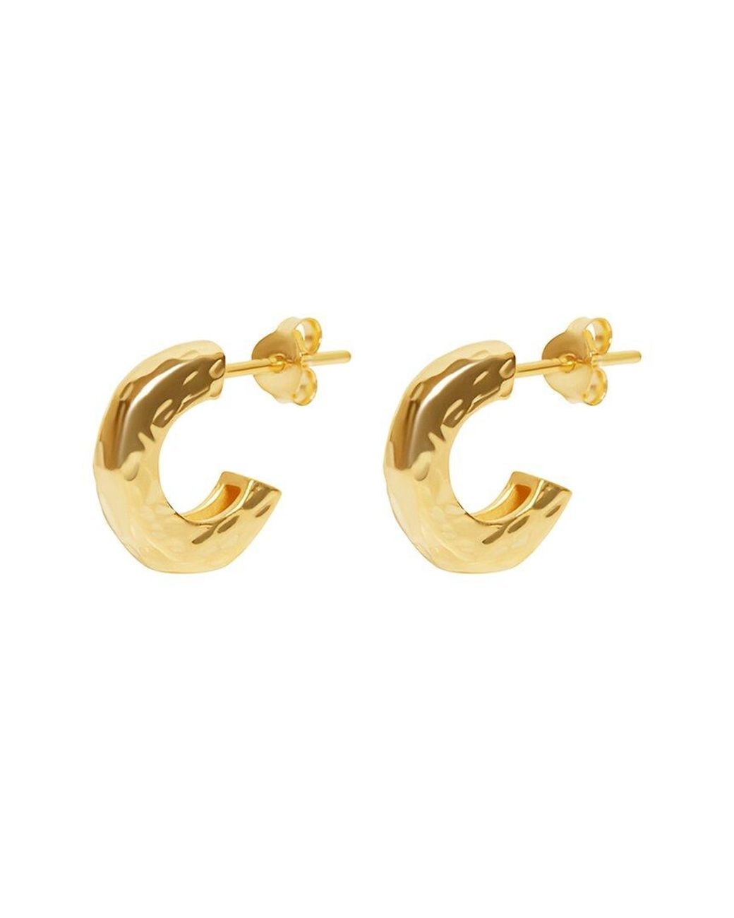 Argento Vivo Metallic Silver Earrings