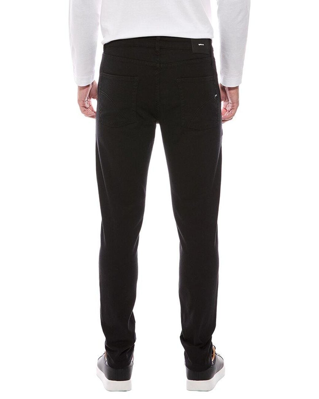 Gas Black Trouser for men