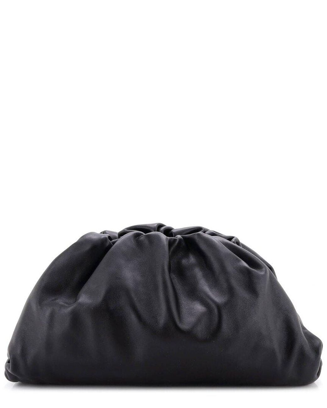 Bottega Veneta Black Leather The Pouch Teen (Authentic Pre-Loved)