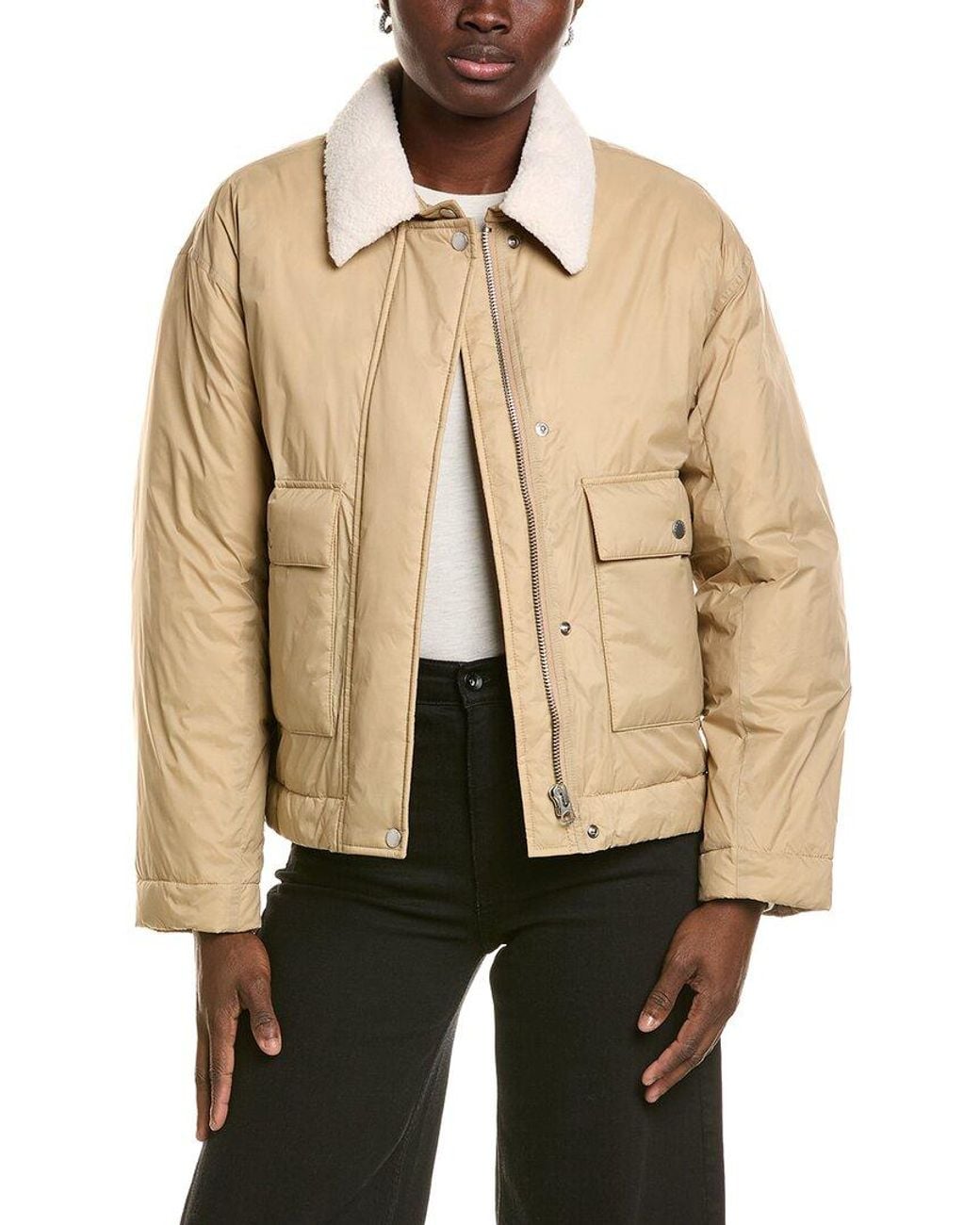 Rag & Bone Natural Nonie Down Puffer Jacket