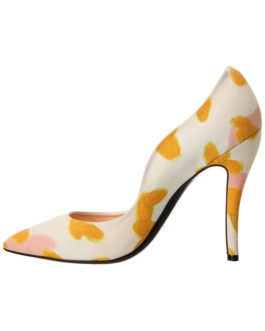 Roger Vivier Metallic Canvas Pump
