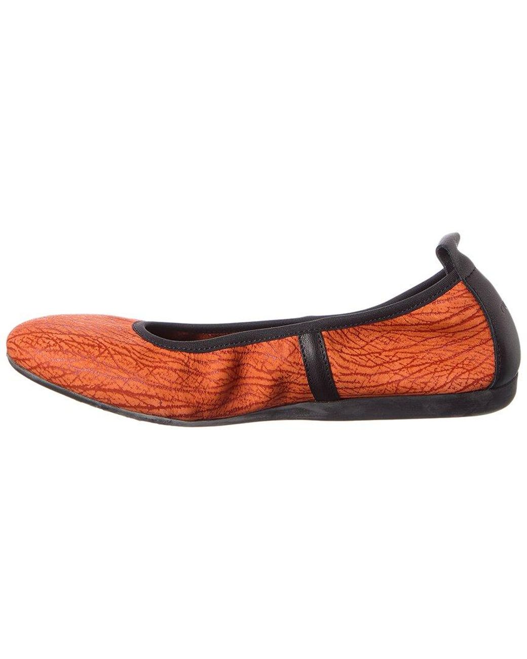 Arche Red Lamour Leather Flat