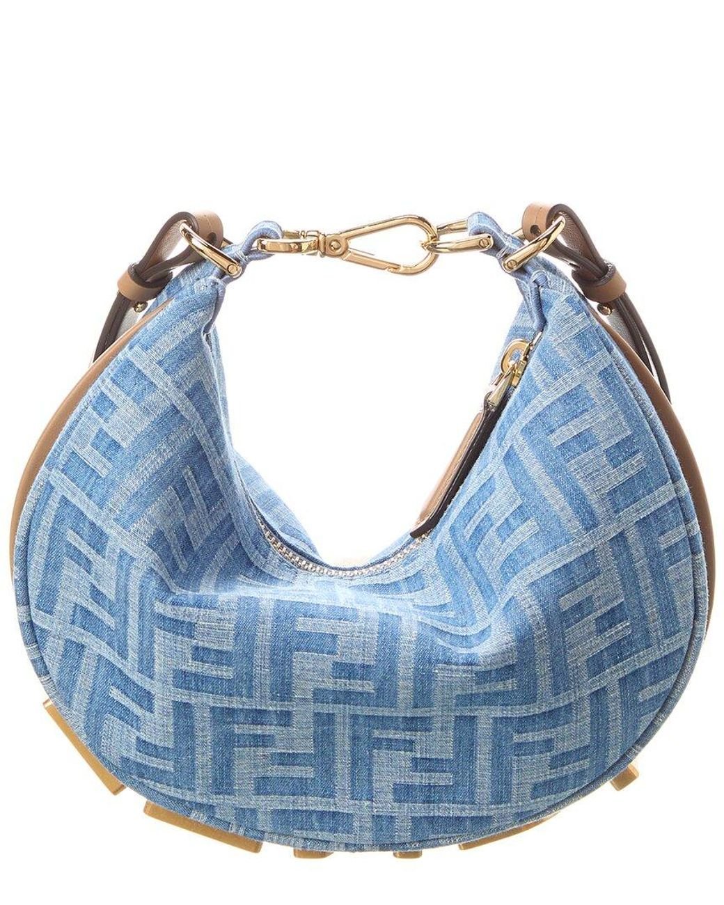 【韓国FAD エフエディ】MINI HOBO BAG fendi-Blue-Graphy-Mini-Ff-