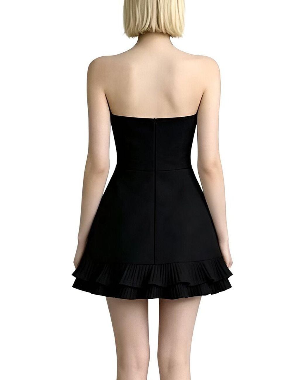 Linda Charm Black Mini Dress