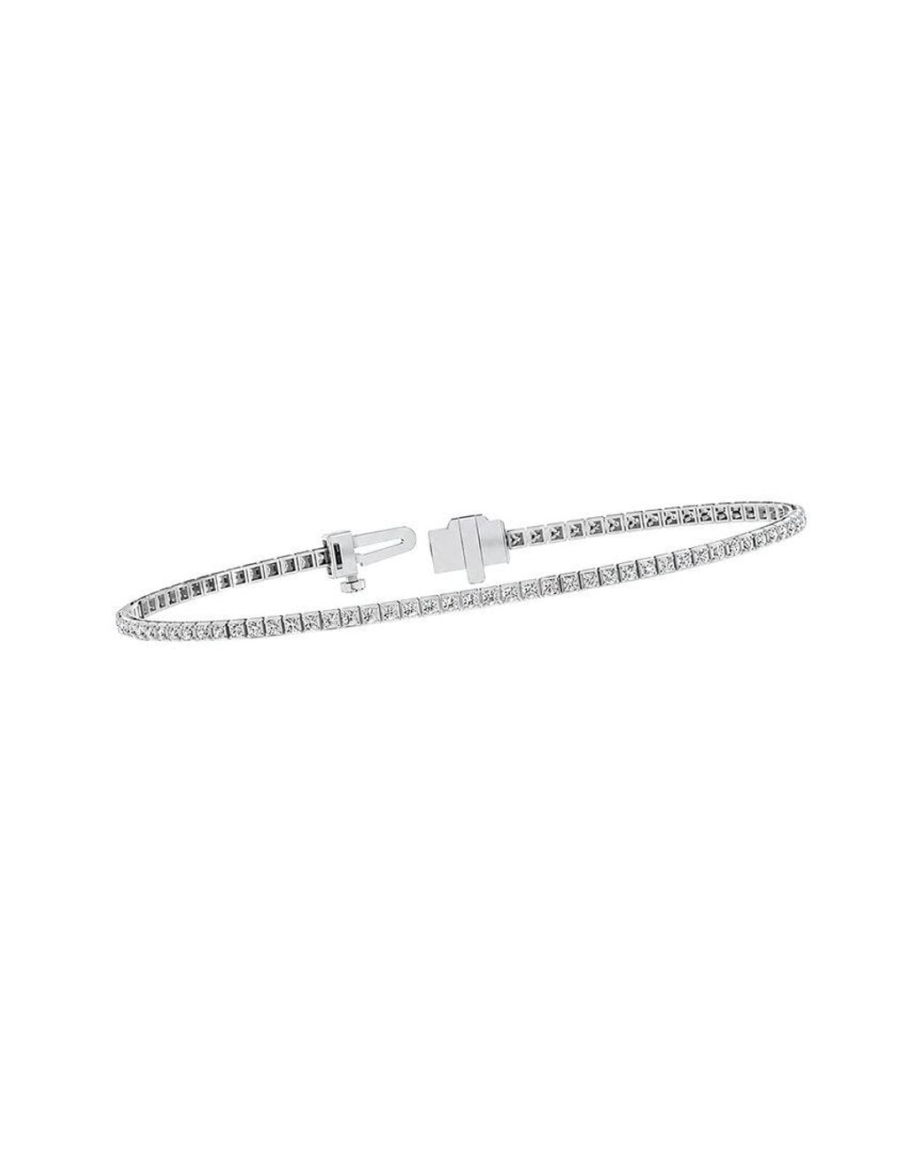 Lab Grown Diamonds White 14K 1.23 Ct. Tw. Lab-Grown Diamond Tennis Bracelet