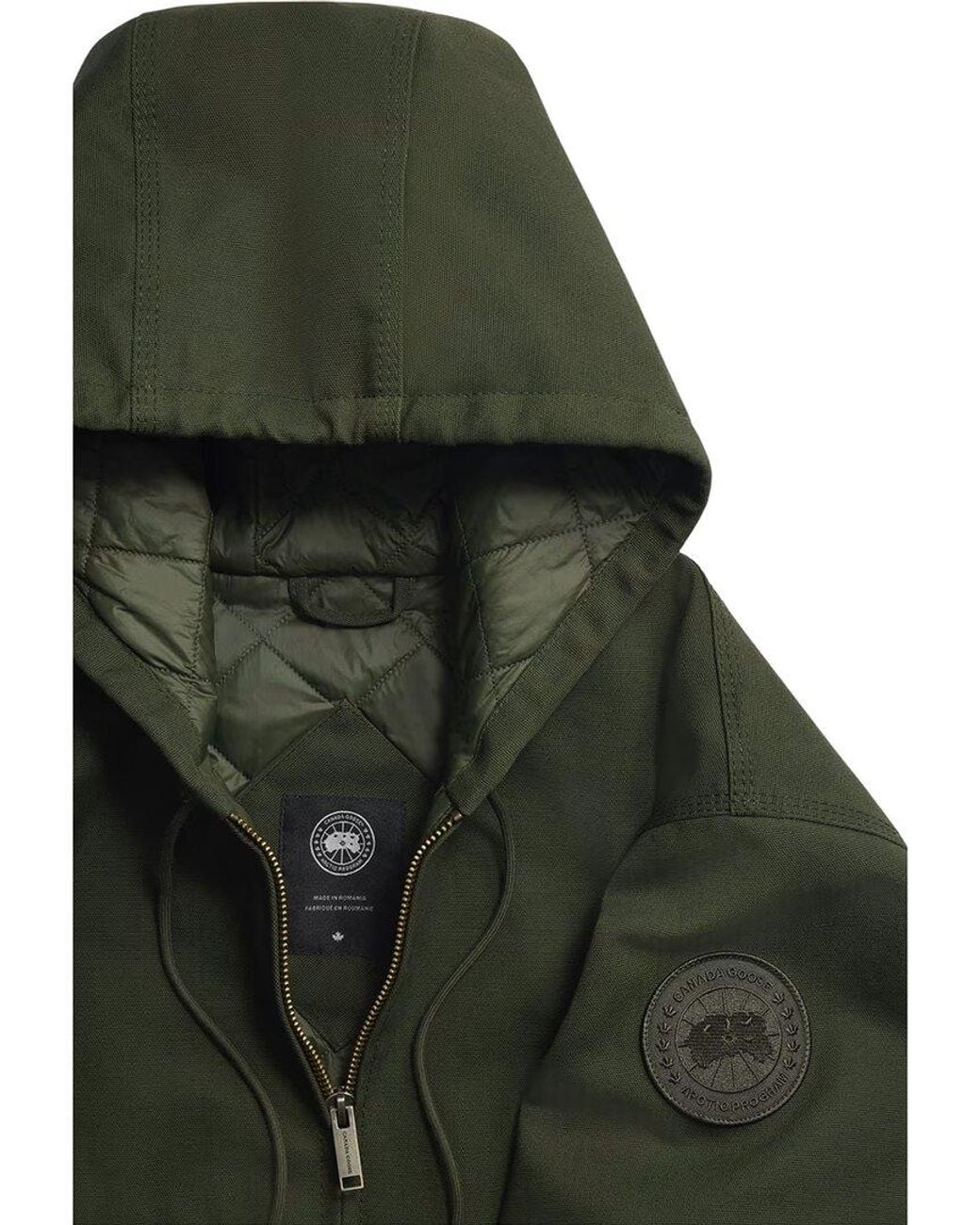 Canada Goose Green Beaumont Hoodie for men