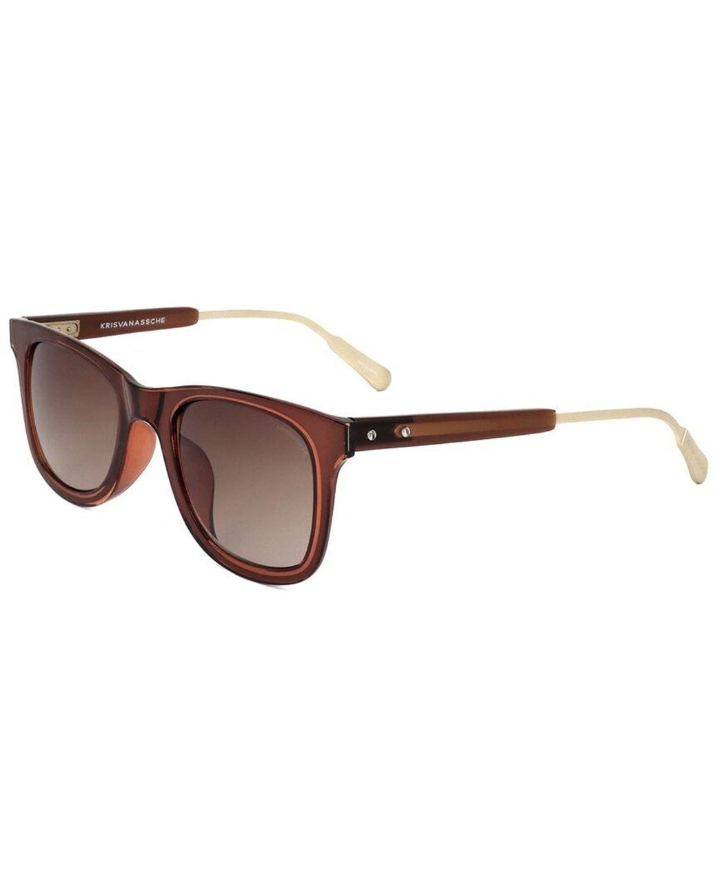 Linda Farrow Brown Kva61L 49Mm Sunglasses