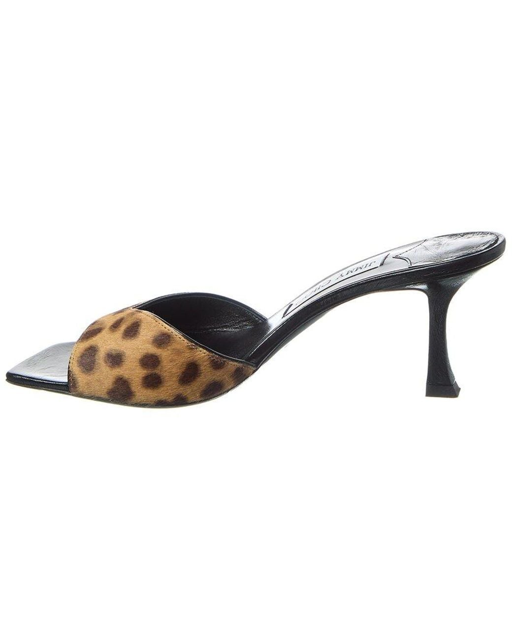 Jimmy Choo Natural Skye 70 Haircalf Sandal