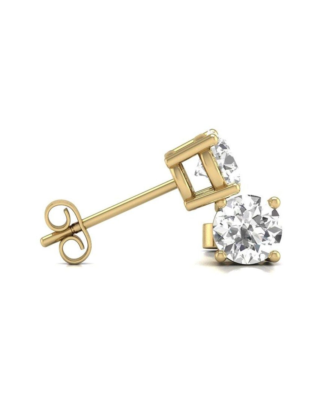 Diana M Metallic Diana M. Fine Jewelry 14k 0.50 Ct. Tw. Lab Grown Diamond Studs
