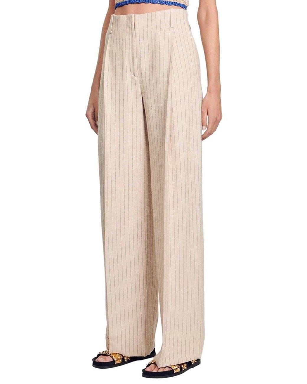 Sandro Natural Ronyte Pant
