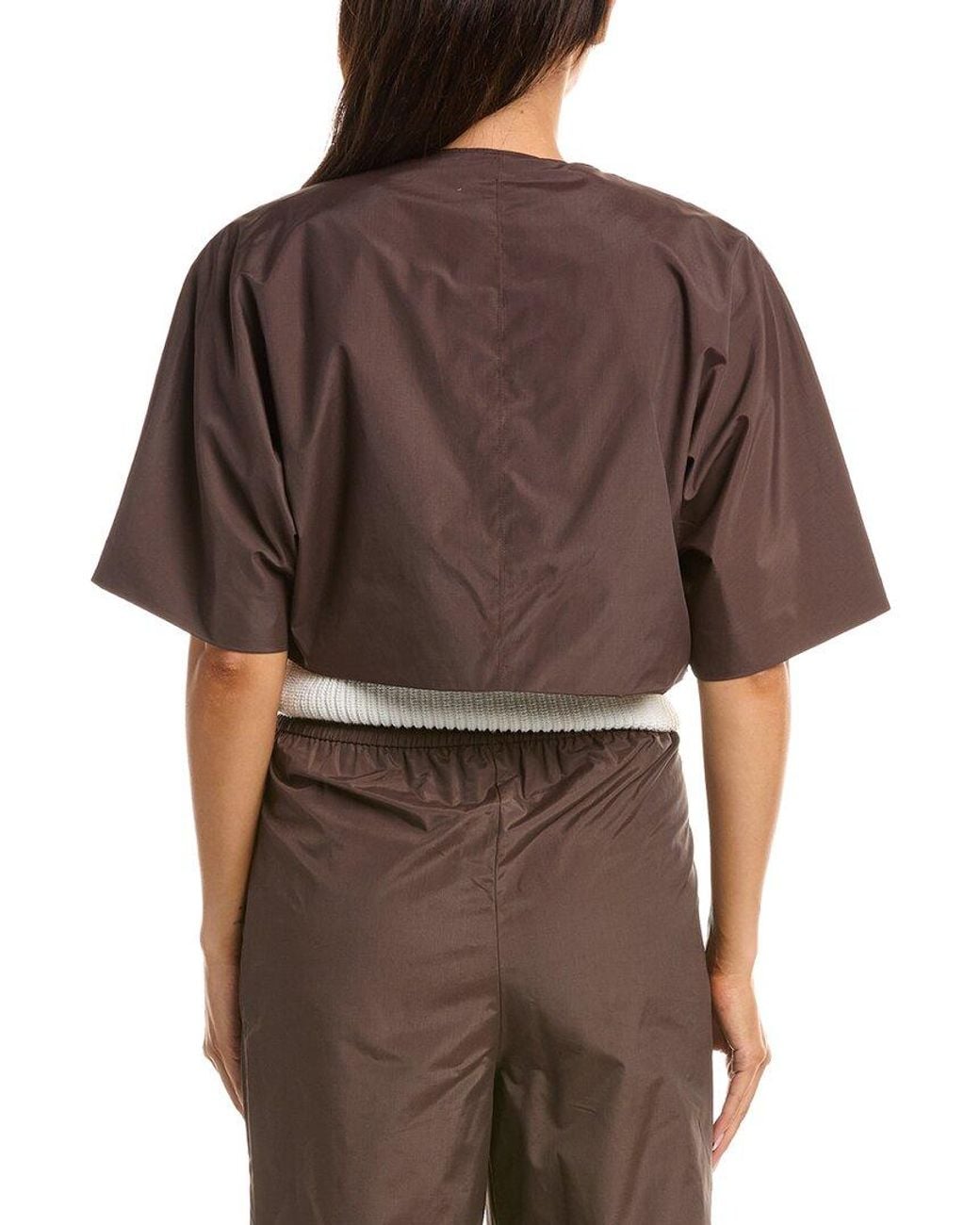 Natori Brown Techno Poplin Bolero