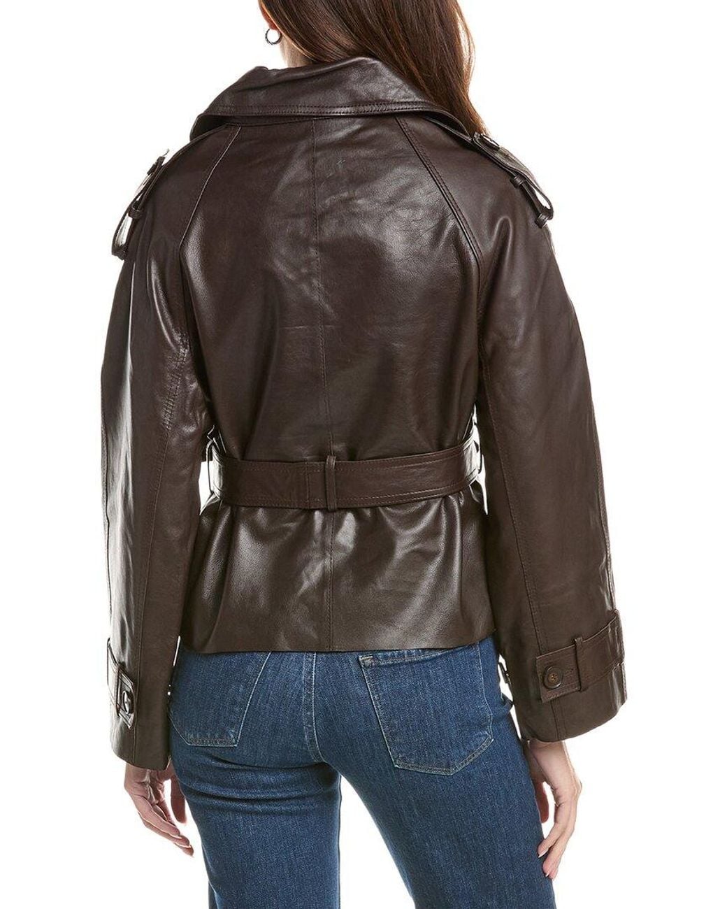Walter Baker Black Eliana Leather Jacket