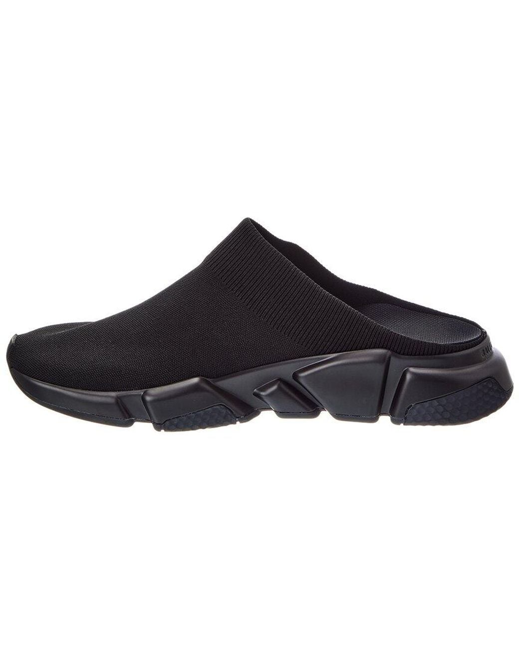 Balenciaga Black Speed Canvas Slide for men