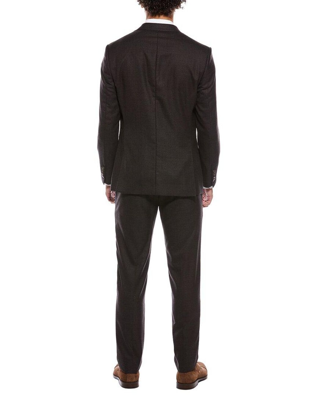English Laundry Black 2Pc Wool-Blend Suit for men