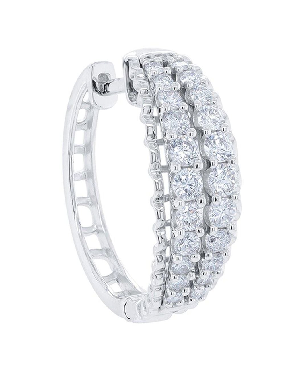 Diana M Multicolor 14k 1.00 Ct. Tw. Diamond Earrings