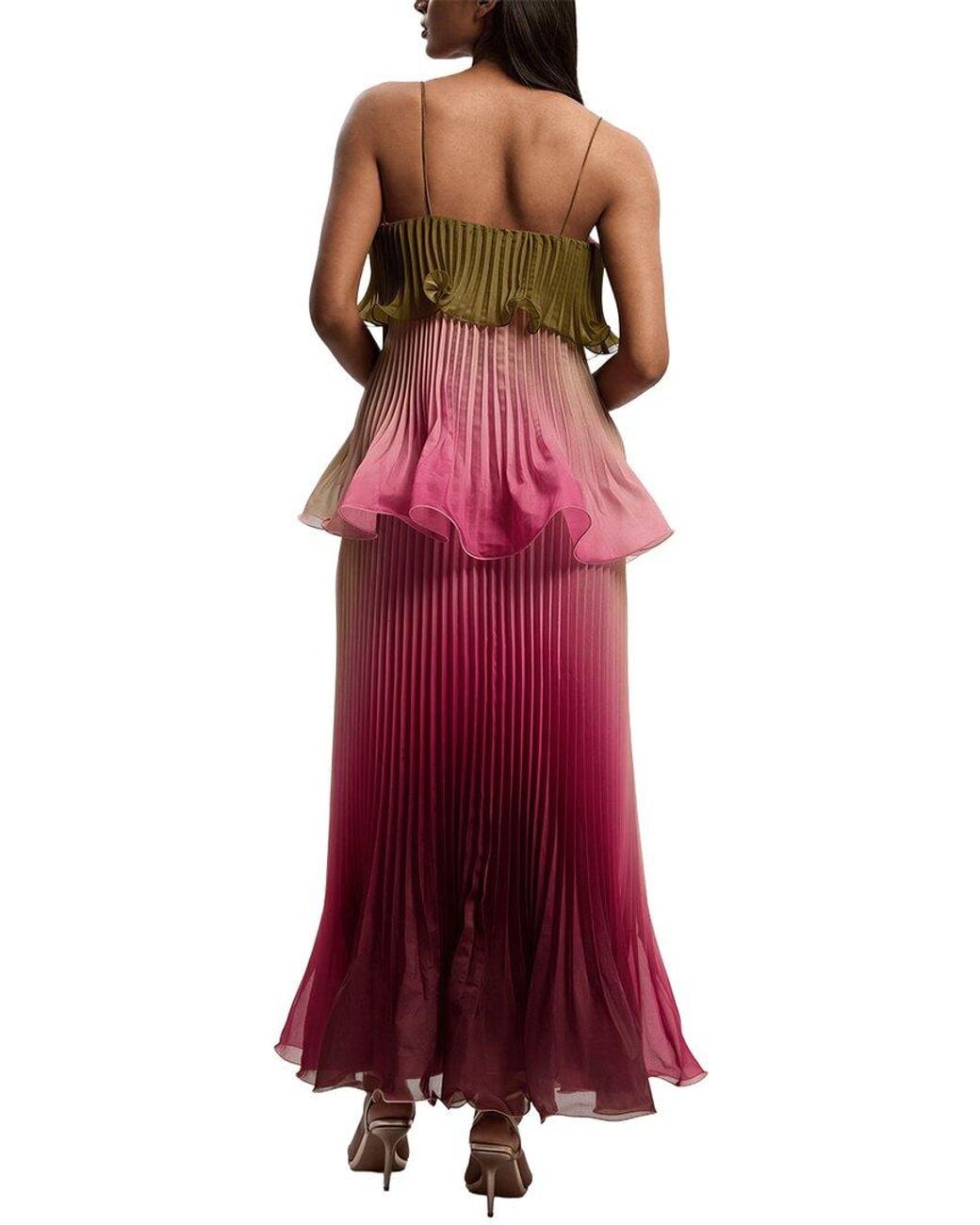 Dilireba Red Maxi Dress