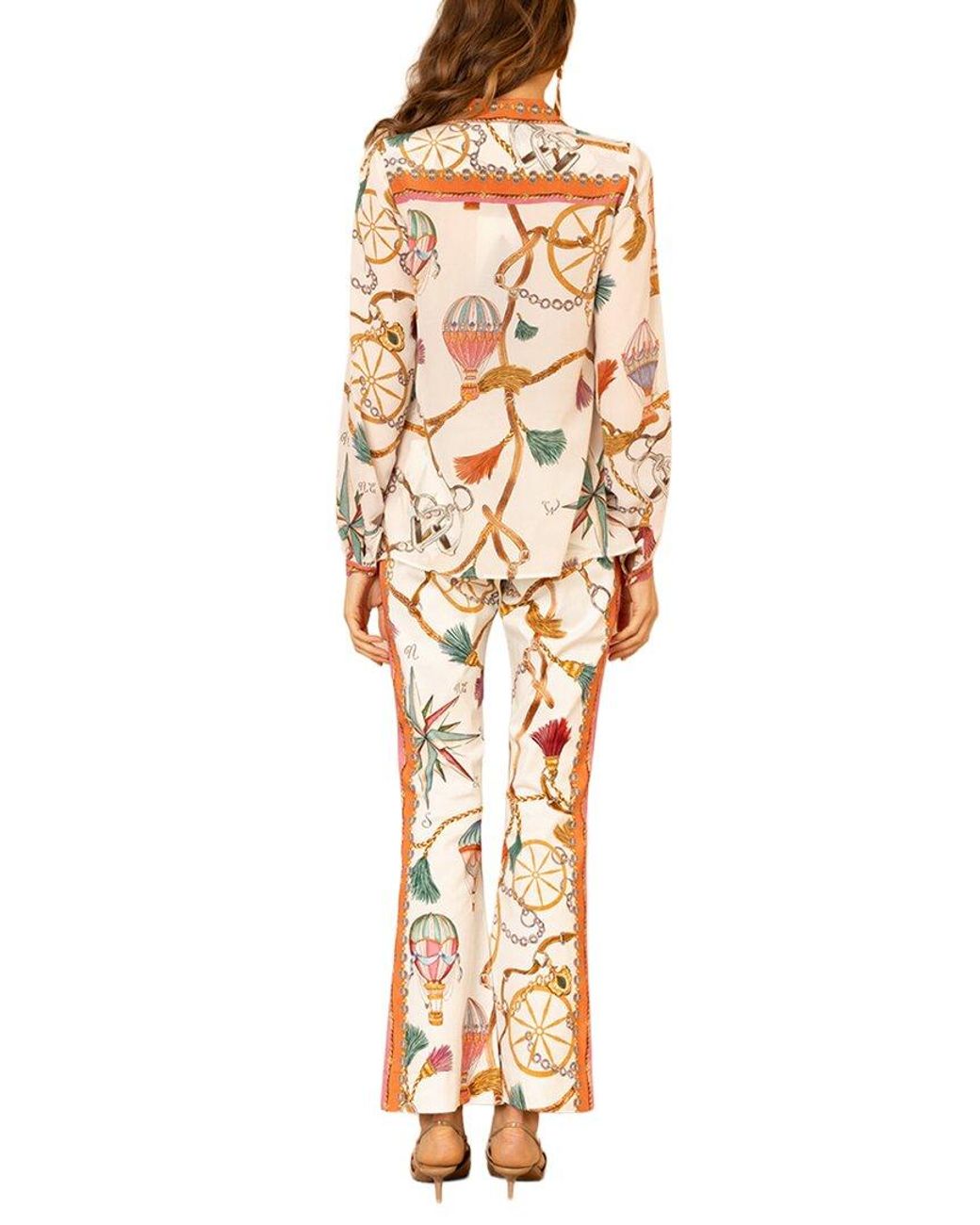 Hale Bob White Cleo Silk Top