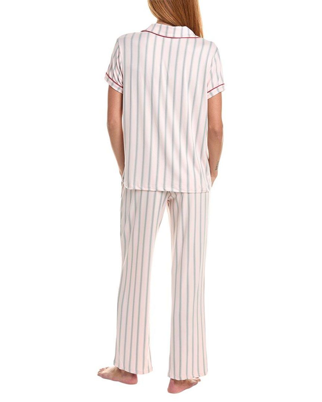 Tart Collections White 2pc Ginnie Pajama Pant Set