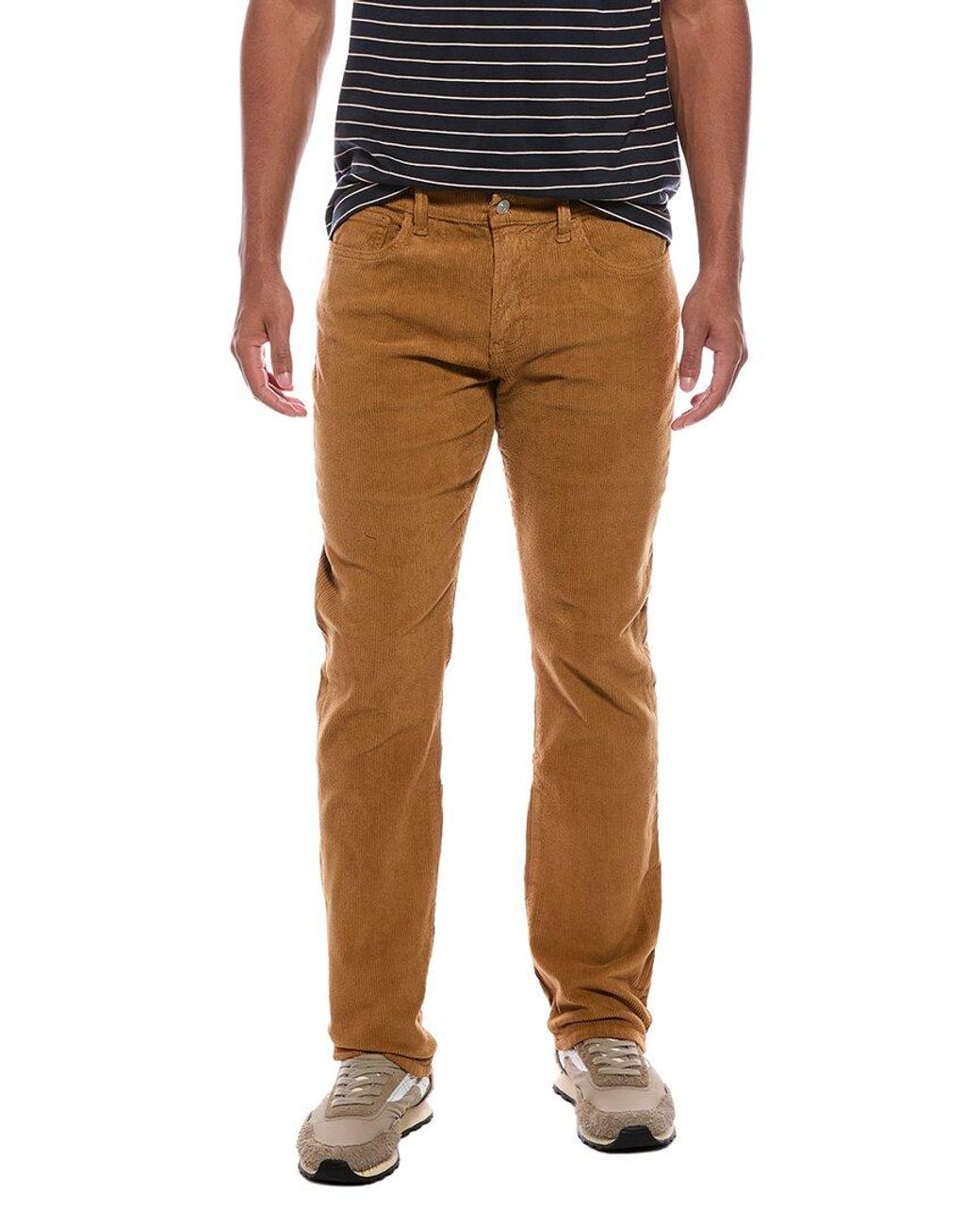 Hudson Brown Blake Slim Straight Corduroy Jean for men