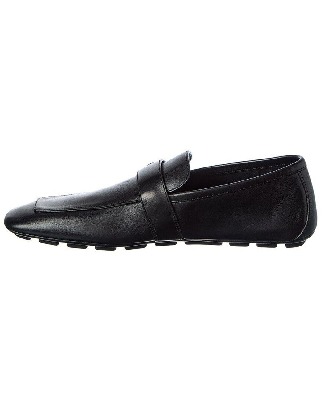 Gucci Black Double G Leather Loafer for men